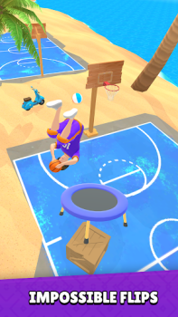 Télécharger Hoop World: Flip Dunk Game 3D Jeux de sport pour Android Capture d'écran 5