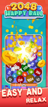 Happy Ball 2048-merge 3D ball