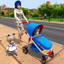 Télécharger  Anime Mère Twin Babies Life