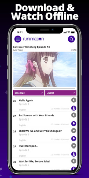 Télécharger Funimation Divertissement pour Android Capture d'écran 4