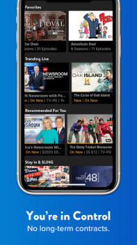 Télécharger Sling TV: Live TV + Freestream Divertissement pour Android Capture d'écran 5