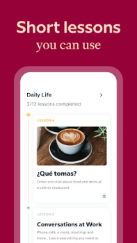 Télécharger Babbel : Apprenez une langue Éducation pour Android Capture d'écran 3