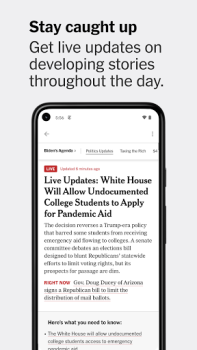 Télécharger The New York Times Actualités et magazines pour Android Capture d'écran 3