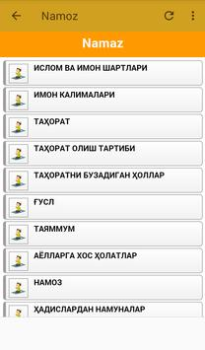 Télécharger Namoz Kitobi Livres et guides pour Android Capture d'écran 4