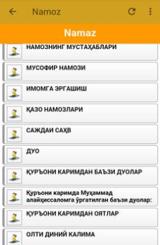 Télécharger Namoz Kitobi Livres et guides pour Android Capture d'écran 7