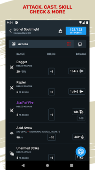 Télécharger D&D Beyond Divertissement pour Android Capture d'écran 6