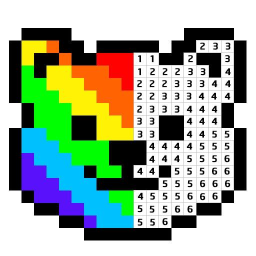 Logo Pixelz - Color by Number Pixel