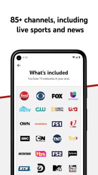 Télécharger YouTube TV: Live TV & more Divertissement pour Android Capture d'écran 2