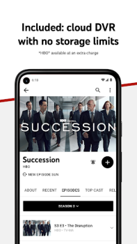 Télécharger YouTube TV: Live TV & more Divertissement pour Android Capture d'écran 4