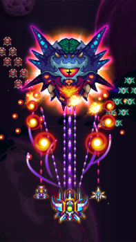 Télécharger Galaxiga Jeu darcade classique Arcade pour Android Capture d'écran 6