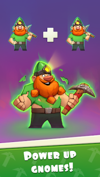 Télécharger Gnome Diggers: Mining games Simulateurs pour Android Capture d'écran 3