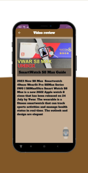Télécharger SmartWatch S8 Max Guide Éducation pour Android Capture d'écran 3