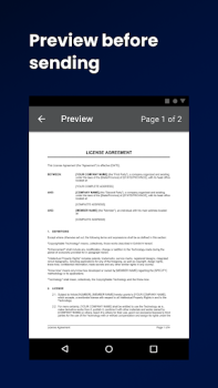 Télécharger FAX app: envoyer un fax Affaires pour Android Capture d'écran 4