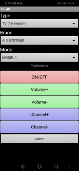 Télécharger BlueIR - Universal Remote Outils pour Android Capture d'écran 3