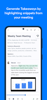 Télécharger Otter: Transcribe Voice Notes Travail pour Android Capture d'écran 4