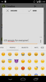 Télécharger Sliding Emoji Keyboard - iOS Divers pour Android