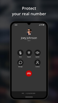 Télécharger Hushed Numéro de téléphone SMS Communication pour Android Capture d'écran 2