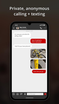 Télécharger Hushed Numéro de téléphone SMS Communication pour Android Capture d'écran 3