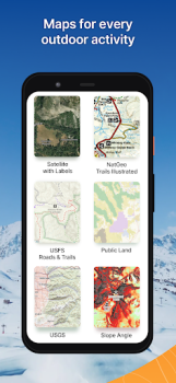 Télécharger Gaia GPS (Topographiques) Cartes et navigation pour Android Capture d'écran 4