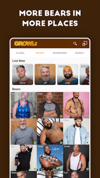 Télécharger GROWLR: Gay Bears Near You Social pour Android Capture d'écran 3