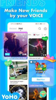 Télécharger YoHo : Chat vocal de groupe Social pour Android Capture d'écran 2