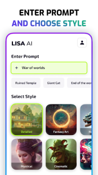 Télécharger Lisa AI: Avatar & Image Maker Photo pour Android Capture d'écran 4
