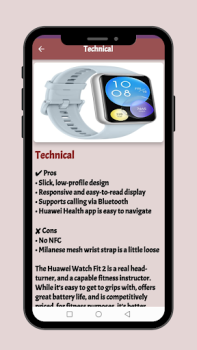 Télécharger Huawei watch fit 2 Guide Éducation pour Android Capture d'écran 5