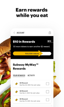 Télécharger Subway® Nourriture et boissons pour Android Capture d'écran 5