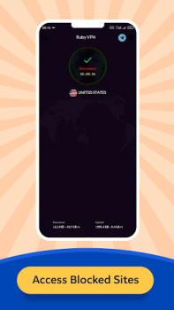 Télécharger Ruby VPN | safe | High Quality Outils pour Android Capture d'écran 2