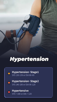 Télécharger Pression artérielle Santé et forme physique pour Android Capture d'écran 4