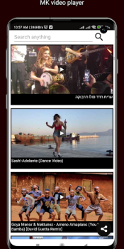 Télécharger MK Video Player Divertissement pour Android Capture d'écran 5