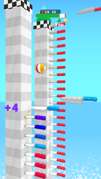Télécharger Ball Up: Knife Racing Action pour Android Capture d'écran 3