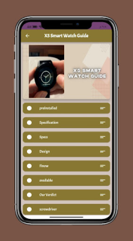 Télécharger X5 Smart Watch Guide Éducation pour Android Capture d'écran 7