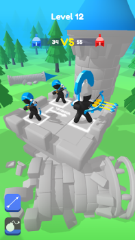 Télécharger Merge Archers : siège médiéval Arcade pour Android Capture d'écran 3