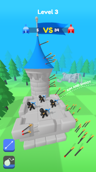 Télécharger Merge Archers : siège médiéval Arcade pour Android Capture d'écran 5