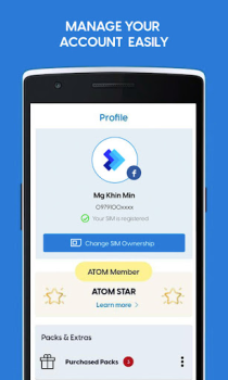 Télécharger ATOM Store, Myanmar Communication pour Android Capture d'écran 3