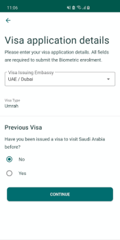 Télécharger Saudi Visa Bio Voyages pour Android Capture d'écran 3