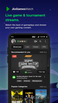 Télécharger JioGames: Play, Win, Stream Divertissement pour Android Capture d'écran 3