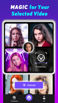 Télécharger Facemega：Face Swap Deep Fake Lecteurs et éditeurs de vidéos pour Android Capture d'écran 3