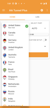 Télécharger HA Tunnel Plus Outils pour Android Capture d'écran 2