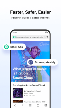 Télécharger Phoenix Browser-Privé & Rapide Communication pour Android Capture d'écran 4