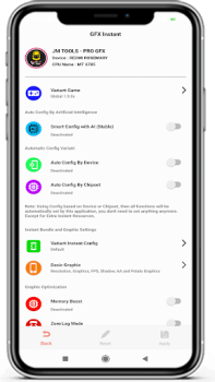 Télécharger JM TOOLS Pro GFX For Any Games Outils pour Android Capture d'écran 3