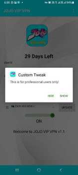 Télécharger JO JO VIP VPN Outils pour Android Capture d'écran 5