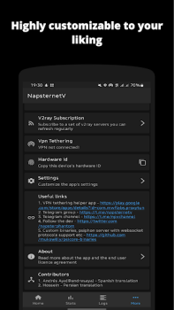 Télécharger Npv Tunnel V2ray/SSH Outils pour Android Capture d'écran 3