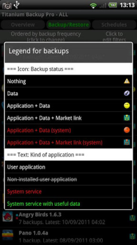 Télécharger Titanium Backup Outils pour Android Capture d'écran 3