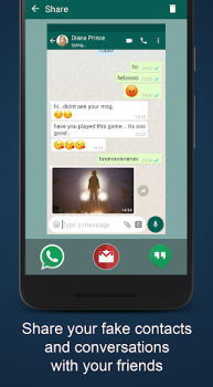 Télécharger Fake Chat ChatsMock Text Prank Divertissement pour Android Capture d'écran 7