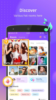 Télécharger Hello Yo - Group Chat Rooms Social pour Android Capture d'écran 2