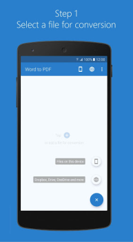 Télécharger Word to PDF Travail pour Android Capture d'écran 2