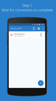 Télécharger Word to PDF Travail pour Android Capture d'écran 3