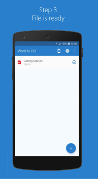 Télécharger Word to PDF Travail pour Android Capture d'écran 4
